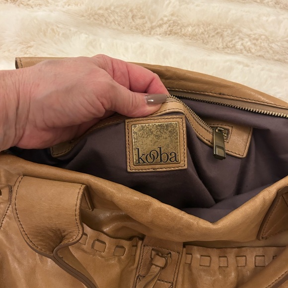 Kooba Tan Leather Bag - Picture 7 of 13